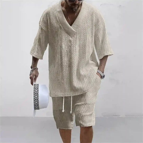 Stessil-Set di Pantaloncini Casual Estivi da Uomo