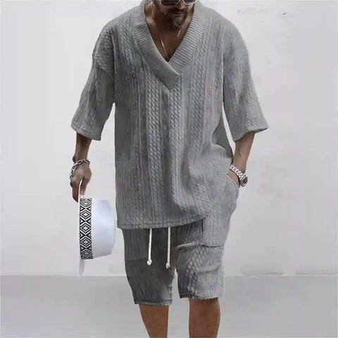 Stessil-Set di Pantaloncini Casual Estivi da Uomo